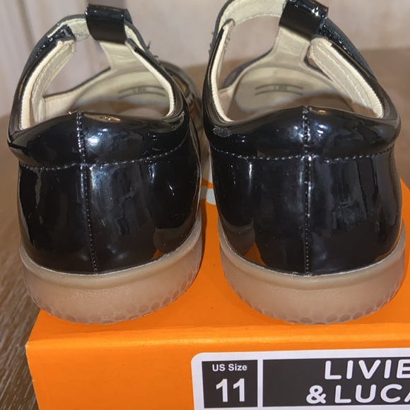 Livie & Luca Black Patent Leather “Amica” Mary Janes - Picture 3 of 4